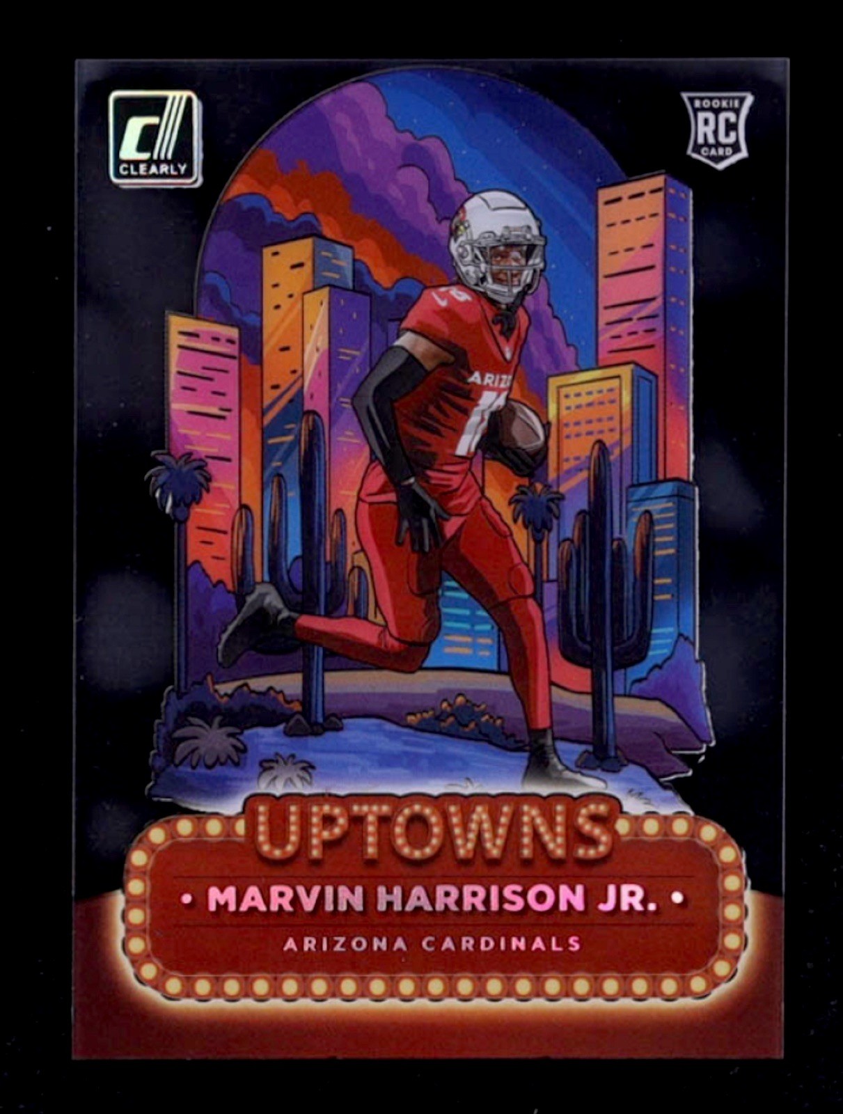 2024 Clearly Donruss Uptown Marvin Harrison RC RARE CLEAR VERSION
