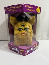 Tiger Furby Electronic Interactive Toy 1998 Model 70-800 print Vintage