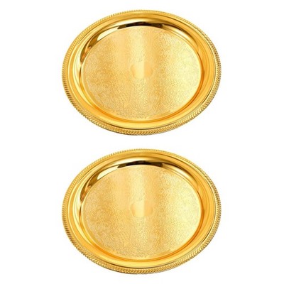 2 Pcs Western-Kuchenteller Cake Board Tortenplatte Teetasse Tablett