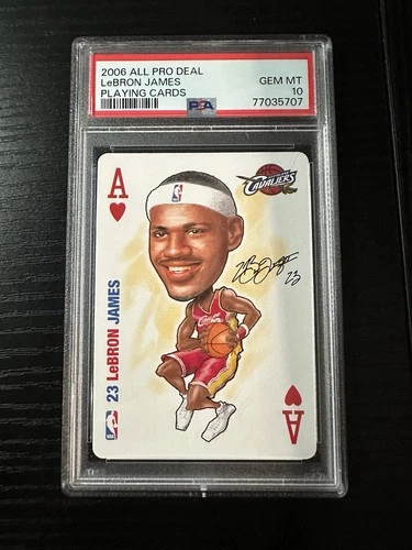 2006 All Pro Deal Playing Cards LeBron James PSA 10 Gem Mint RARE POP 53💎