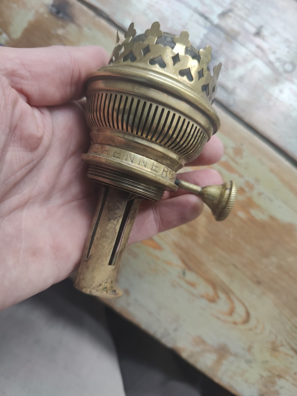 Matador Brenner Oil Lamp Burner With 1½" Male Fitter Good Action No