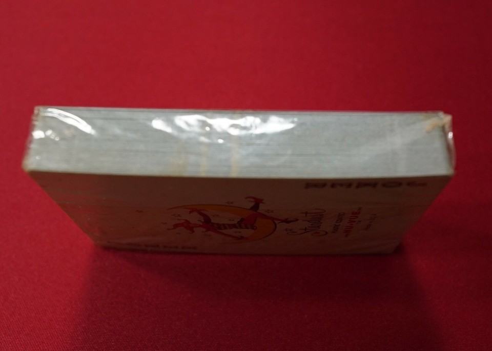 Jeu complet cartes à jouer vintage STARDUST avec drapeau nu-vue 1976