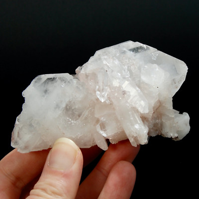 3.75in 141g RARE Large Pink Faden Quartz Crystal Cluster, Collectors Specimen, C
