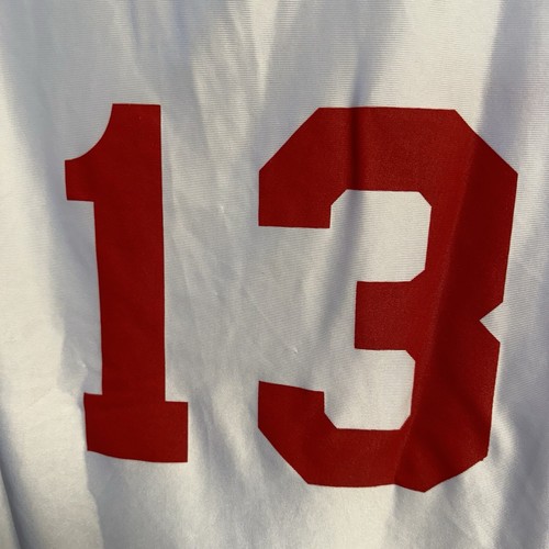 Vintage Diadora Soccer Jersey Mens Small White Embroidered Futbol - Picture 9 of 11