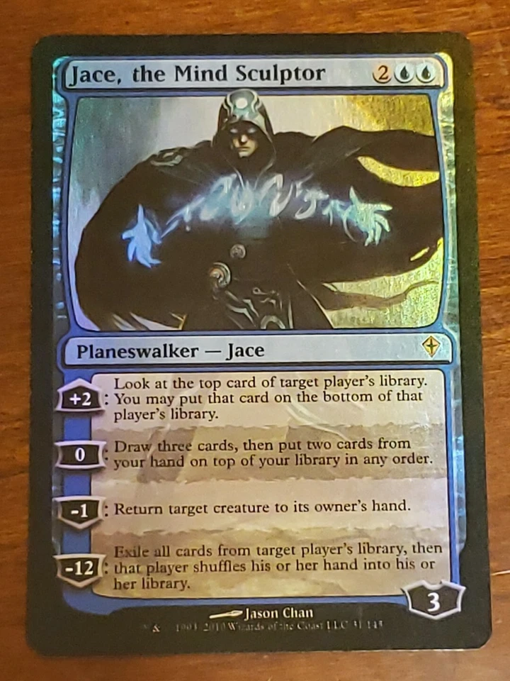 1x Jace, the Mind Sculptor Foil NM-SP Worldwake MTG x1 - Image 3 of 4