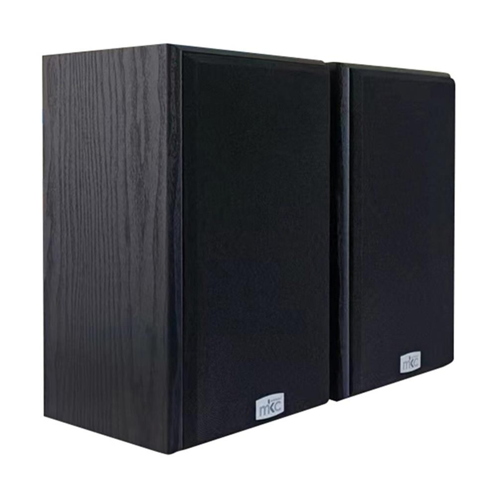Coppia Casse Stereo 2 Vie 60W | Diffusori Hi-Fi Bass Reflex Neri