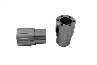 Embouts Six Gun pour Harley 2-1/4 pouces en aluminium noir mat