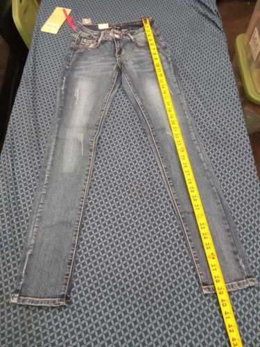 WAIST 27 INCHES SIZE 5 SKINNY JEANS STRETCH DENIM BLUE 5-3 WG0207 SZ5 - Picture 8 of 11