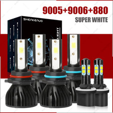 FOR GMC Yukon XL 1500 2500 2000-2006 LED Headlights High Low Fog light Bulbs Kit