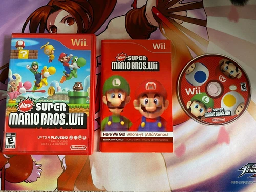 New Super Mario Bros Nintendo Wii CIB Fast Shipping!