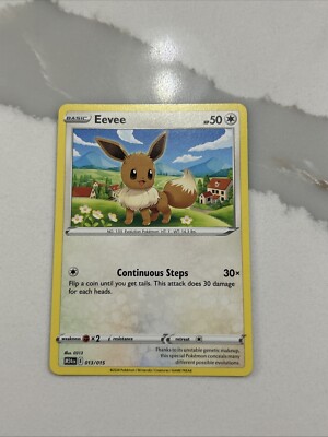 Eevee 2025 McDonald's Happy Meal Pokemon Promo Card M24 013/015 NM