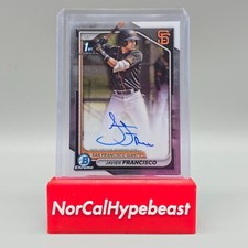 2024 Bowman Chrome Baseball Javier Francisco 1st CPA-JFA Base Prospect Auto C