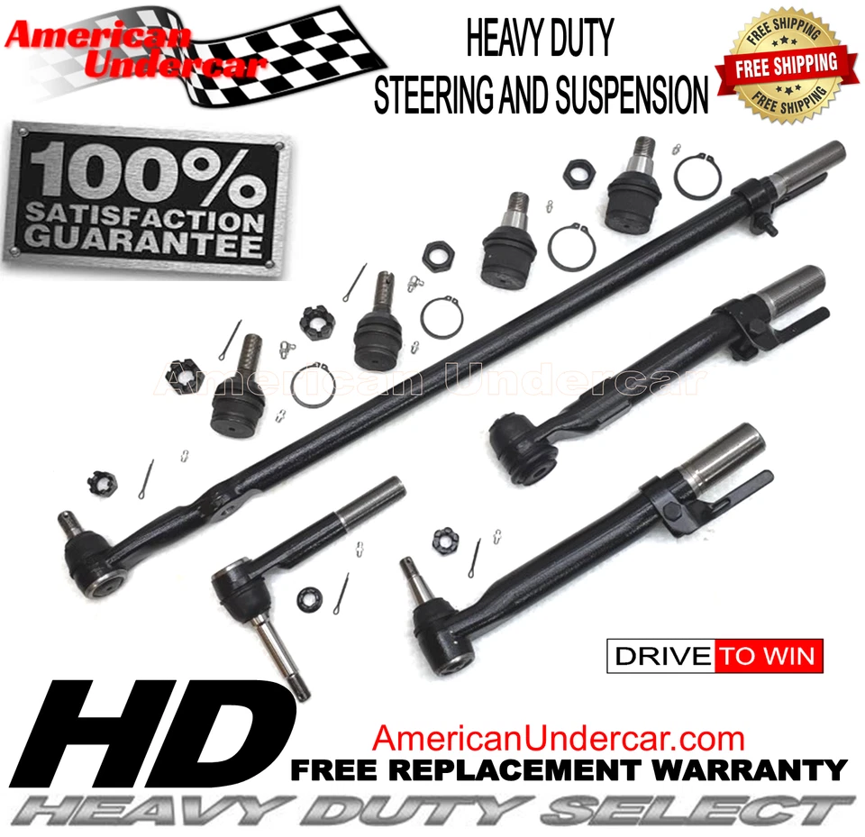Kit de rótula de enlace de arrastre HD para Ford F250 F350 Super Duty 2011-2016 4x4 Foto 2 de 4
