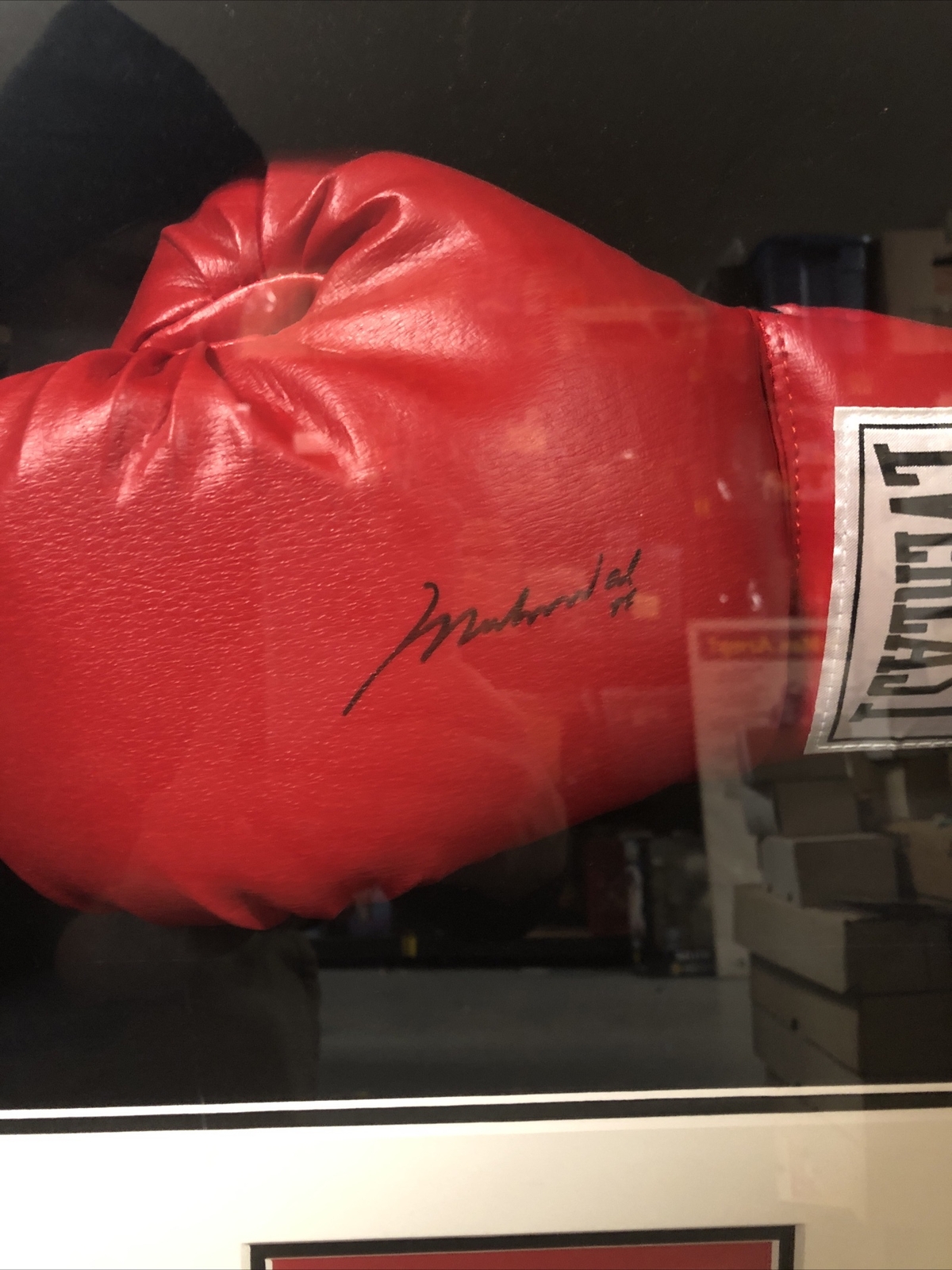 Muhammad Ali Signed Boxing Glove In Shadow Box W/ JSA LOA eBay