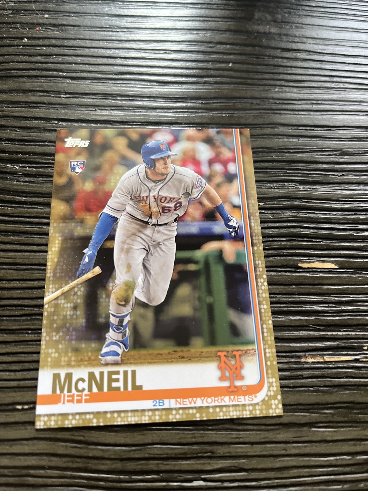 2019 Topps Series 1 Jeff Mcneil Gold Rookie Card RC 2009/2019 #281 New York Mets