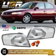 Front Clear Lens Turn Signal Light Set Left Right For 1997-1999 Toyota Camry Front Clear Lens Turn Signal Light Set Left Right For 1997-1999 Toyota Camry