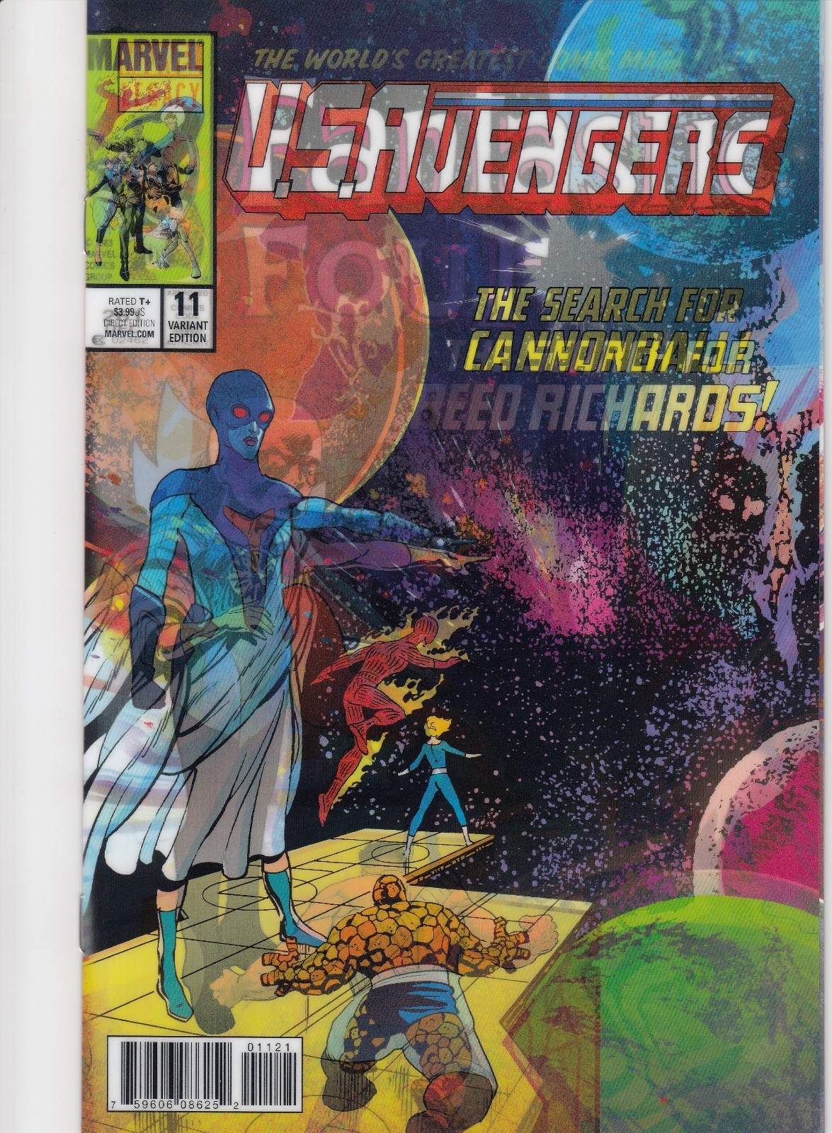 US AVENGERS #11 CHRISTIAN WARD LENTICULAR COVER MARVEL LEGACY