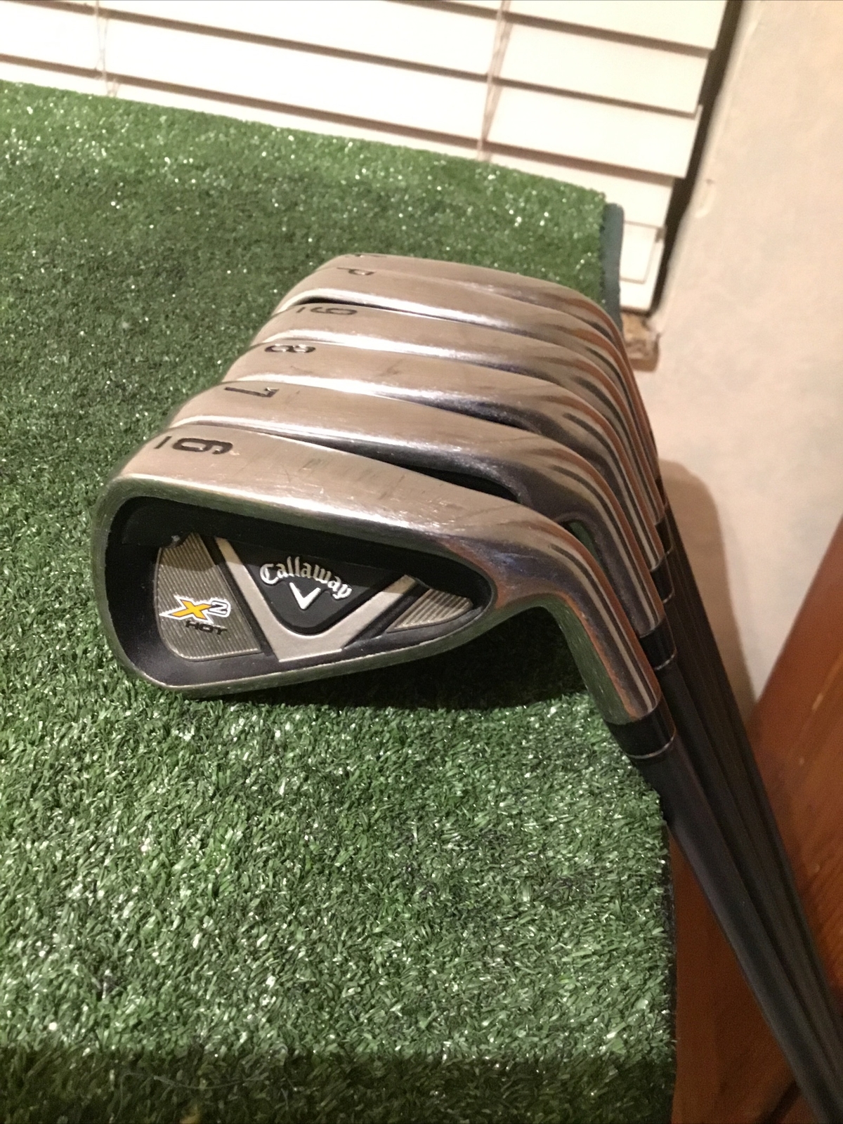 Callaway X2 Hot Irons Set (6PWGW) Regular 60 Graphite Shafts (+1/2”) eBay