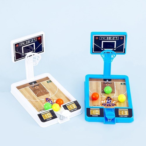 Random Color Tabletop Basketball Game, Office Desktop Toy for Parties - Picture 5 of 6