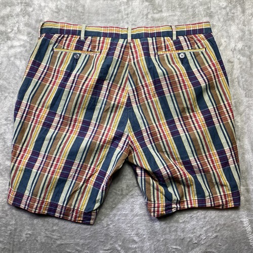 Polo Ralph Lauren Shorts Herren 38 kariert indisch Madras kariert Chino Classic Fit - Bild 8 von 9