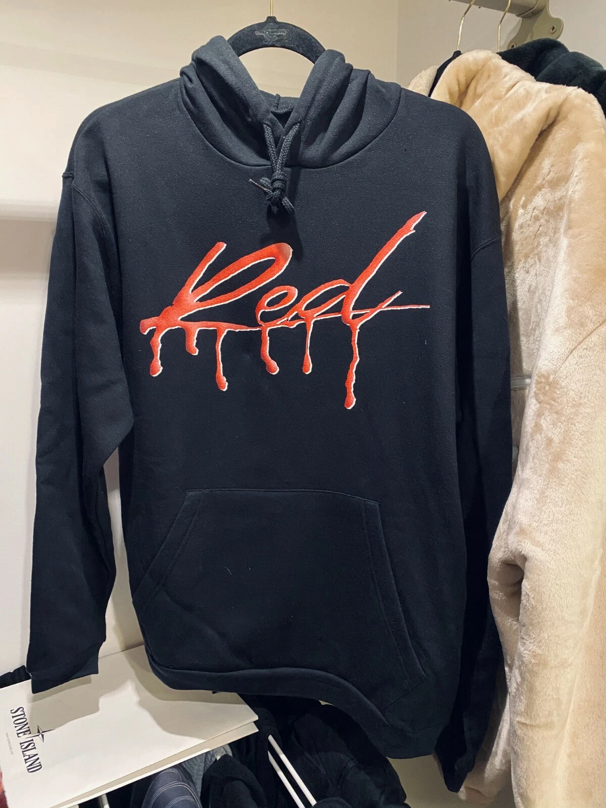 Sweat à capuche personnalisé rouge entier Playboi Carti Supreme Palace marchandise