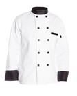 Chef Code Executive Chef Coat with Black Trim, Chef Jacket Cc120