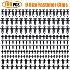 190X Car Clips Hole Plastic Rivets Retainer Fender Auto Push Pin Fastener Bumper