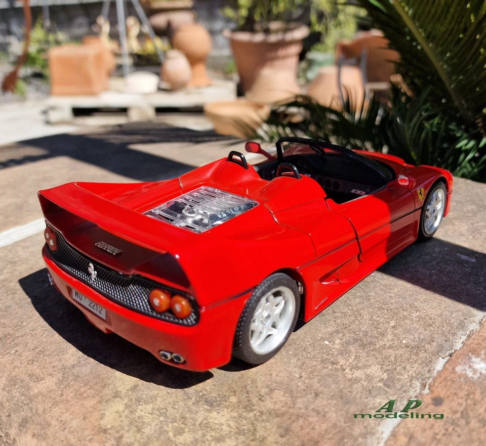 modellino auto 1:18 Ferrari f 50 della bburago modellini da collezione usato - Immagine 4 di 4