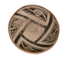 Prehistoric Gila Pottery Bowl; ca 1000-1200 AD / Intact / No Restoration