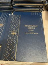 Whitman Coin Album-Roosevelt Dime 1946-     #9587 incl Proofs - 3 Pages