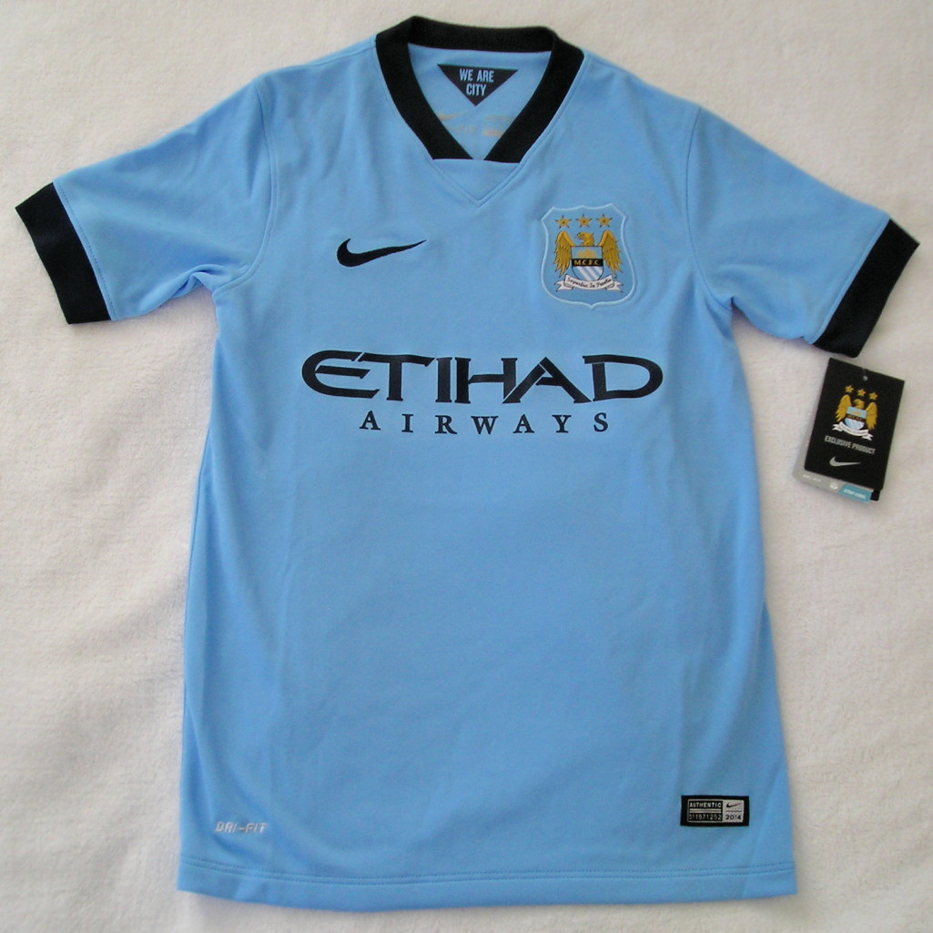 2014シーズン Manchester City DRI-FIT ユニフォーム 2014 Nike Dri Fit Manchester City FC Printed Jersey Kit Sz