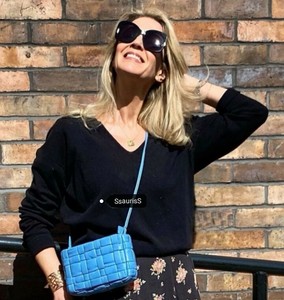 leather quilted purse