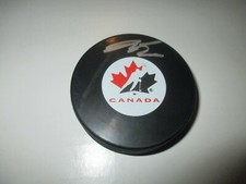 Team Canada MICHAEL MCLEOD Signed Hockey Puck Devils