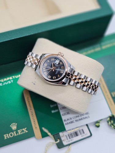 Rolex Datejust Ladies 26mm, Rare Concentric Dial, 2015 Full Set, Ref: 179161 - Picture 15 of 17