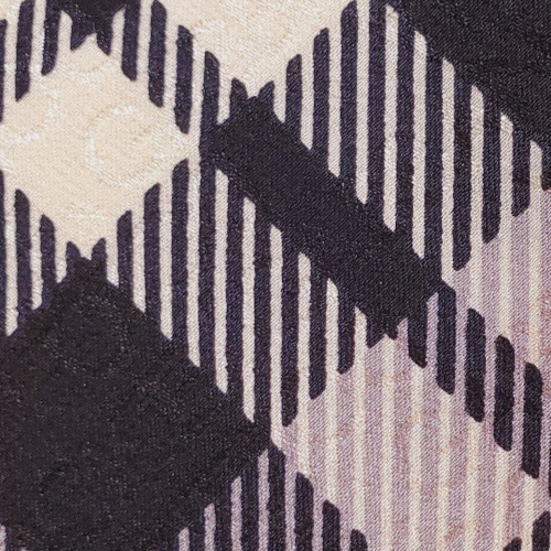 DOLCE & GABBANA ~ MENS SILK DRESS TIE ~ BLACK GRAY CREAM ~ PLAID ~ 59" - Picture 3 of 5