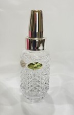 Vintage Godinger Lead Crystal Keepsake Baby Bottle Tarnish Resistant Cap w/tags