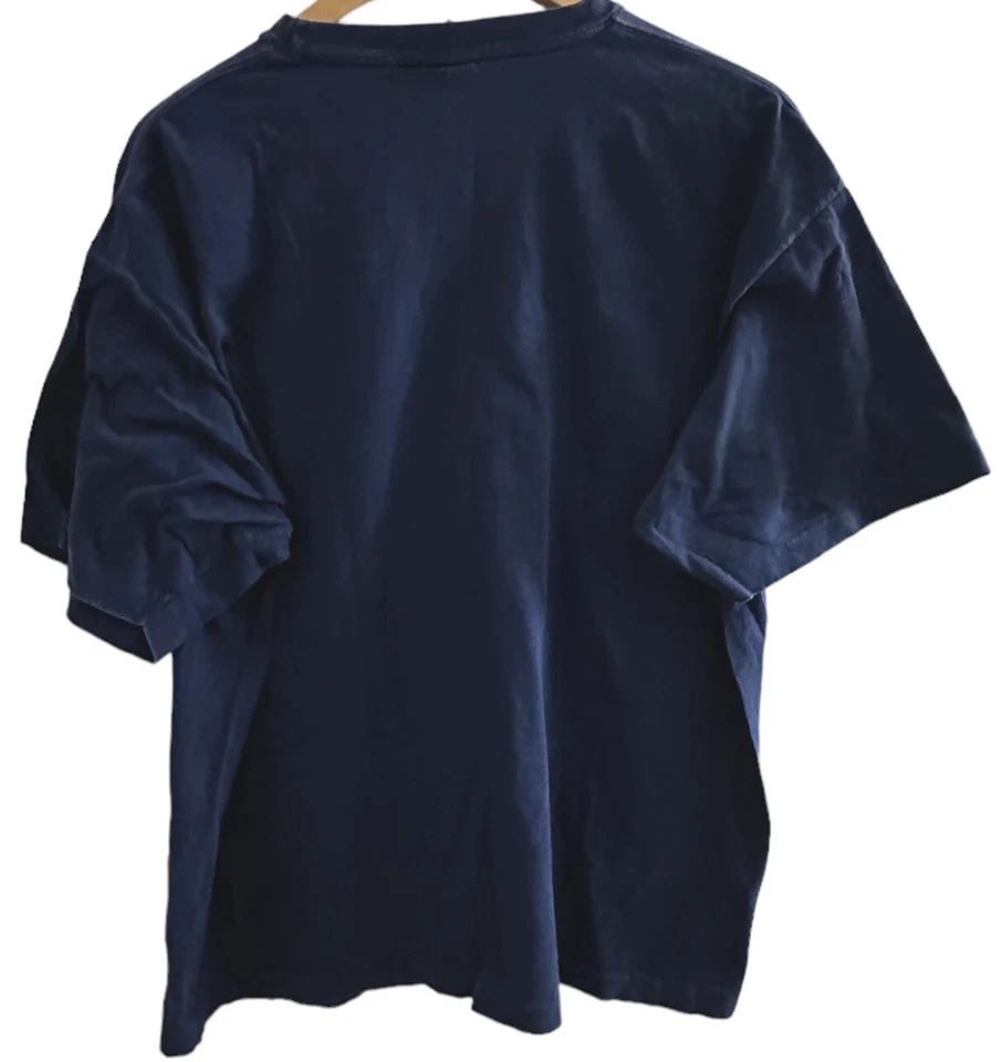 VTG Gant Navy Blue W/ White Stars 100% Cotton Short Sleeve T-shirt Men’s Sz XL - Image 2 of 4