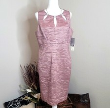 NEW Eliza J Mother of the Bride Wedding Formal Mauve Deep Pink Dress Size 14