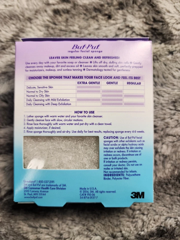 Lote de 4 esponjas faciales regulares Buff Puff ENVÍO GRATUITO Foto 4 de 4
