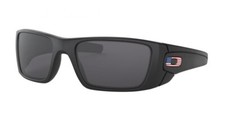 Oakley SI Fuel Cell/Matte Black/Grey US Flag Icon Lenses OO9096-38 