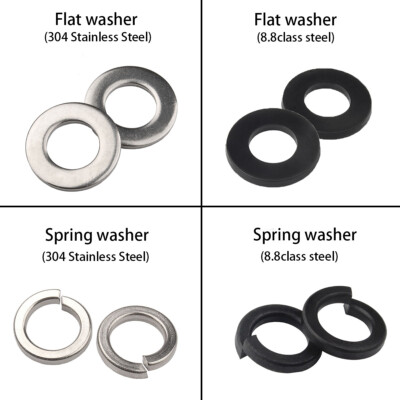 Rondelle In Acciaio Inossidabile Set Di Rondelle A Molla Rettangolari In Acciaio Inox A2 - Misure Da M1.6 A M10, Marca GWR Fasteners Miyazaki Steelbook - Foto 9