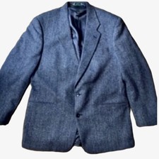 Mens Vintage Evan Picone Wool Jacket, 2 Button Suit Jacket, Sports Coat Sz 40