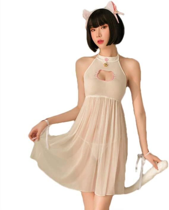 Women Sexy Cat Cosplay Lingerie Dress Kawaii Anime Costume Cute Outfit White | eBay Women Sexy Cat Cosplay Lingerie Dress Kawaii Anime Costume Cute Outfit White | eBay