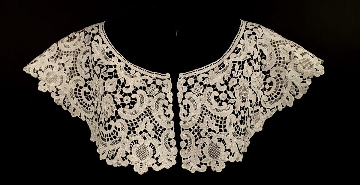 【美品】Ameri vintage LACE COLLOR SET DRESS Ameri VINTAGE】LACE COLLAR SET DRESS Ameri vintage-LACE COLLAR SET