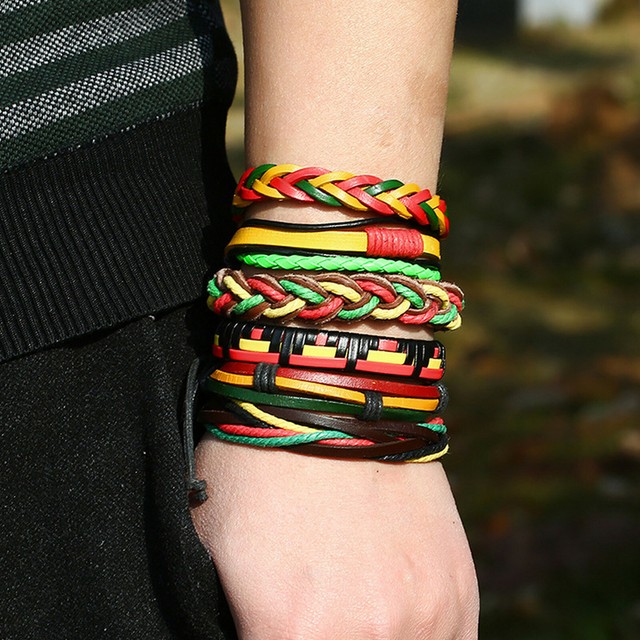 reggae wristband