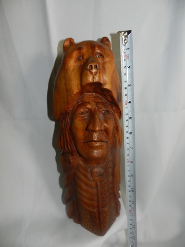 1966 WEST PACIFIC SQUAMISH NATIVE WOOD HAND SCOULPTURE- CHEF ROY THOMPSON - Picture 5 of 14