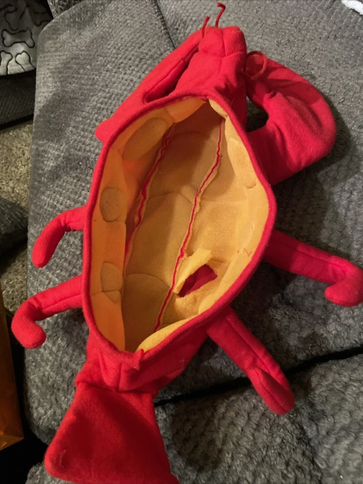 ВЗРОСЛЫЙ КРАСНЫЙ ОМАР КРАБ СМЕШНОЙ КОСТЮМ ШЛЯПА МОРЕПРОДУКТЫ РАКИ МОРСКОЕ ЖИВОТНОЕ КРЫШКА - Изображение 2 из 3