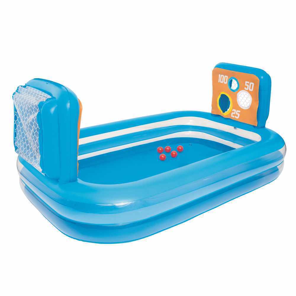 Piscina inflable para niños Bestway 54170 con goles y globos