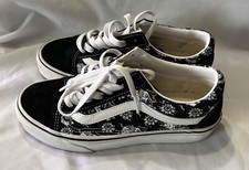 VANS Old Skool Flash Skulls Multi Black Womens Size 5.5 Sneakers VN0A38G118C