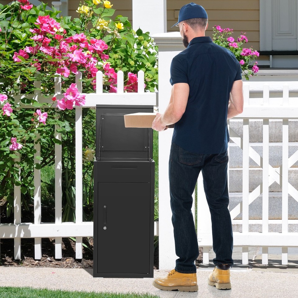 Large Package Delivery Box Storage Parcel Delivery Lockable Home Drop ...